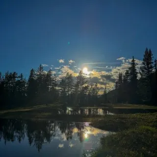 Evening in the Norwegian mountains