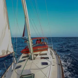 Sailing in the mediterranean