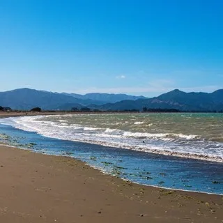 Beach view near Blenheim in New Zealand