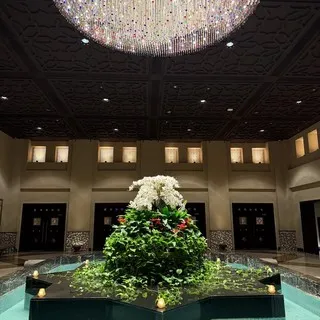 Hotel lobby in Doha