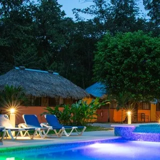 Poolside in Palenque